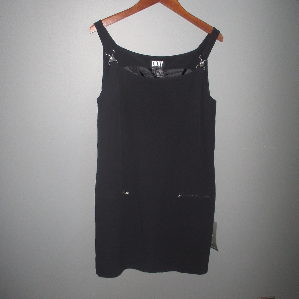 DKNY Navy Tunic Dress Size 14 NWT
